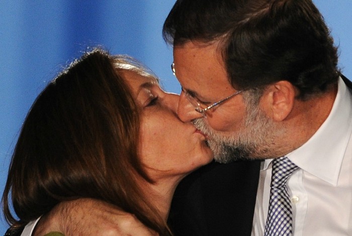 Vợ chồng Thủ tướng Tây Ban Nha Mariano Rajoy và Elvira.