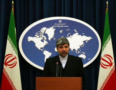Phát ngôn viên Bộ Ngoại giao Iran Ramin Mehmanparast.