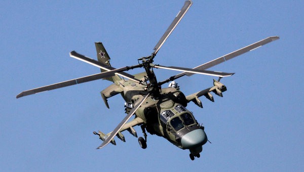 Máy bay trực thăng tấn công đa năng 2 chỗ ngồi Ka-52 còn được biết đến với tên gọi “Cá Sấu đen Ka-52”.