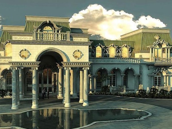 Lâu đài Versailles (Florida, Mỹ) Giá: 100 triệu USD Lâu đài Versailles được mệnh danh là ngôi nhà rộng nhất nước Mỹ với diện tích hơn 8000m2, có 23 phòng tắm, 13 phòng ngủ, 10 nhà bếp, một garage đủ chỗ cho khoảng 30 chiếc ô tô và một khoảng không dành riêng cho 2 chiếc limouse, 3 bể bơi, một phòng chơi bowling, một sân trượt pa-tanh trong nhà, một khu spa, một hầm rượu khổng lồ, một rạp chiếu phim 2 tầng, một trung tâm thể hình, một sân chơi bóng chày và 2 sân tennis. Biệt thự này thuộc sở hữu của ông trùm cổ phiếu David Siegel.