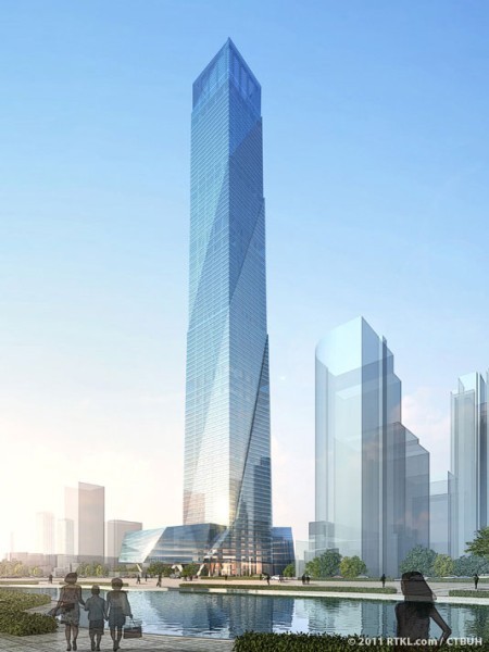 Kaisa Feng Long Centre (Thâm Quyến, Trung Quốc) Chiều cao: 500m Kaisa Feng Long Centre đang lên kế hoạch bắt đầu xây dựng trong năm nay. Nó sẽ là một tổ hợp khách sạn và cao ốc văn phòng cao 92 tầng. Kaisa Group Holdings, một công ty bất động sản đã có kinh nghiệm 15 năm, là chủ sở hữu và phát triển tiềm năng của tòa nhà. Nếu hoàn thành theo kế hoạch, Kaisa sẽ là một trong 20 tòa nhà cao nhất thế giới vào năm 2020.