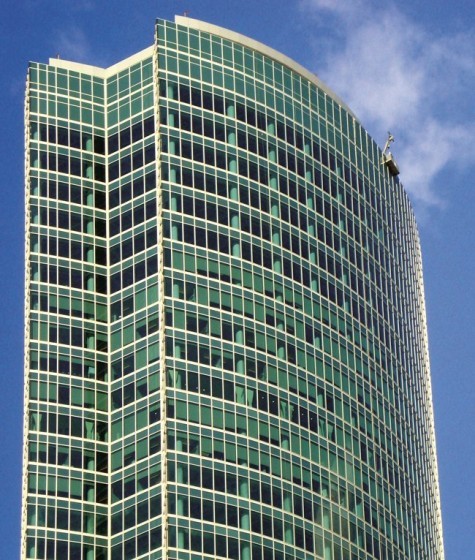 4. Naberezhnaya Tower C (Moscow, Nga) – 268m Tháp Naberezhnaya nằm trong một khu tổ hợp gồm 3 tòa nhà văn phòng riêng biệt ở Trung tâm Thương mại Quốc tế Moscow City. Tòa nhà có 59 tầng và từng là tháp cao nhất châu Âu khi hoàn thành năm 2007.