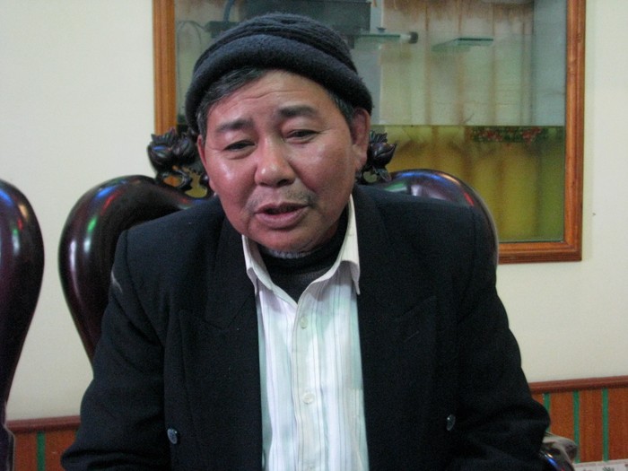Ông Lương Văn Trong, phó chủ tịch Hội nuôi trồng thủy sản nước lợ huyện Tiên Lãng