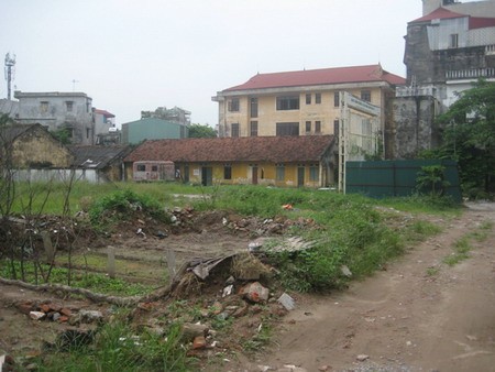 Hiện nay nơi được cho là địa điểm xây dựng dự án vẫn là khu đất trống
