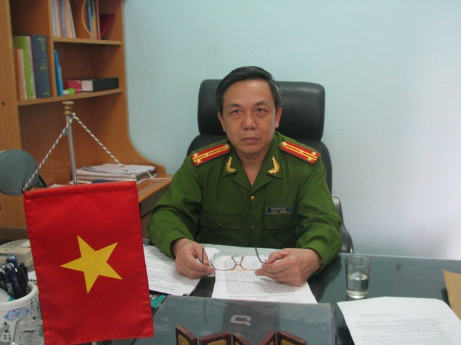 Thượng tá Tống Ngọc Long, trưởng Công an huyện Hiệp Hòa