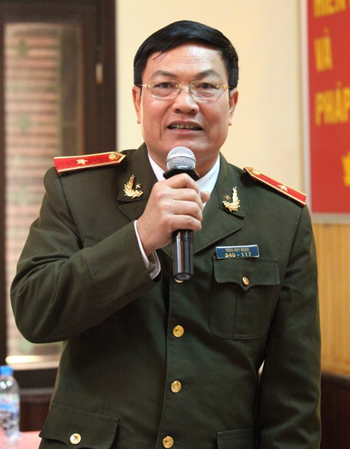 Thiếu tướng Trần Huy Ngạn, Giám đốc Công an tỉnh Hưng Yên đã có cuộc làm việc với lãnh đạo ĐTNVN chiều nay (10/5).