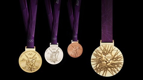 Những chiếc huy chương Olympic 2012 - Ảnh: Roadcyclinguk