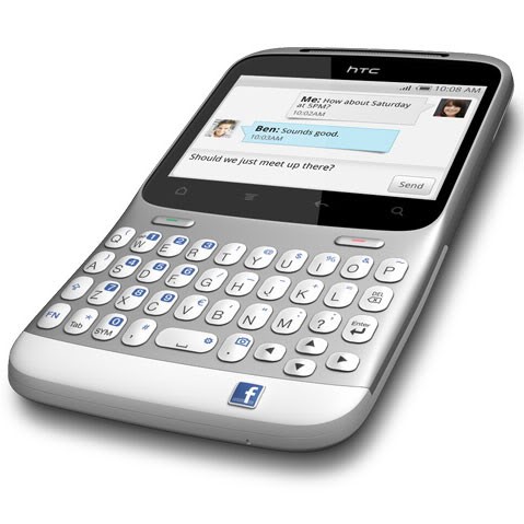 1. HTC ChaCha . là mẫu smartphone hỗ trợ phím bấm cho phép vào nhanh Facebook. Máy có kiểu dáng dạng thanh, bên dưới là bàn phím QWERTY, màn hình cảm ứng 2,6 inch nằm bên trên với giao diện Sense được làm mới.