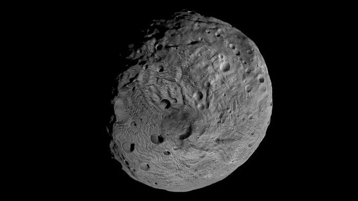 Ảnh chụp phần cực nam của tiểu hành tinh Vesta do hệ thống máy ảnh trên tàu vũ trụ Dawn của NASA thực hiện. Bức ảnh này được chụp từ khoảng cách 2.700km.