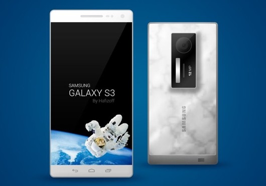 1. Thiết kế của Hafizoff Dựa trên nguyên mẫu Galaxy S II đương đại, tác giả Hafizoff giới thiệu chiếc Galaxy S III có thân máy mỏng đến kinh ngạc. Chú dế gây ấn tượng mạnh với bộ khung kim loại sành điệu, lớp vỏ bằng nhựa bóng bẩy và chắc chắn. Hơn nữa, màn hình cảm ứng 4.8 inch (độ phân giải 720p) được kéo dài tới 2 cạnh máy, tạo cảm giác mê hoặc ngay từ cái nhìn đầu tiên.