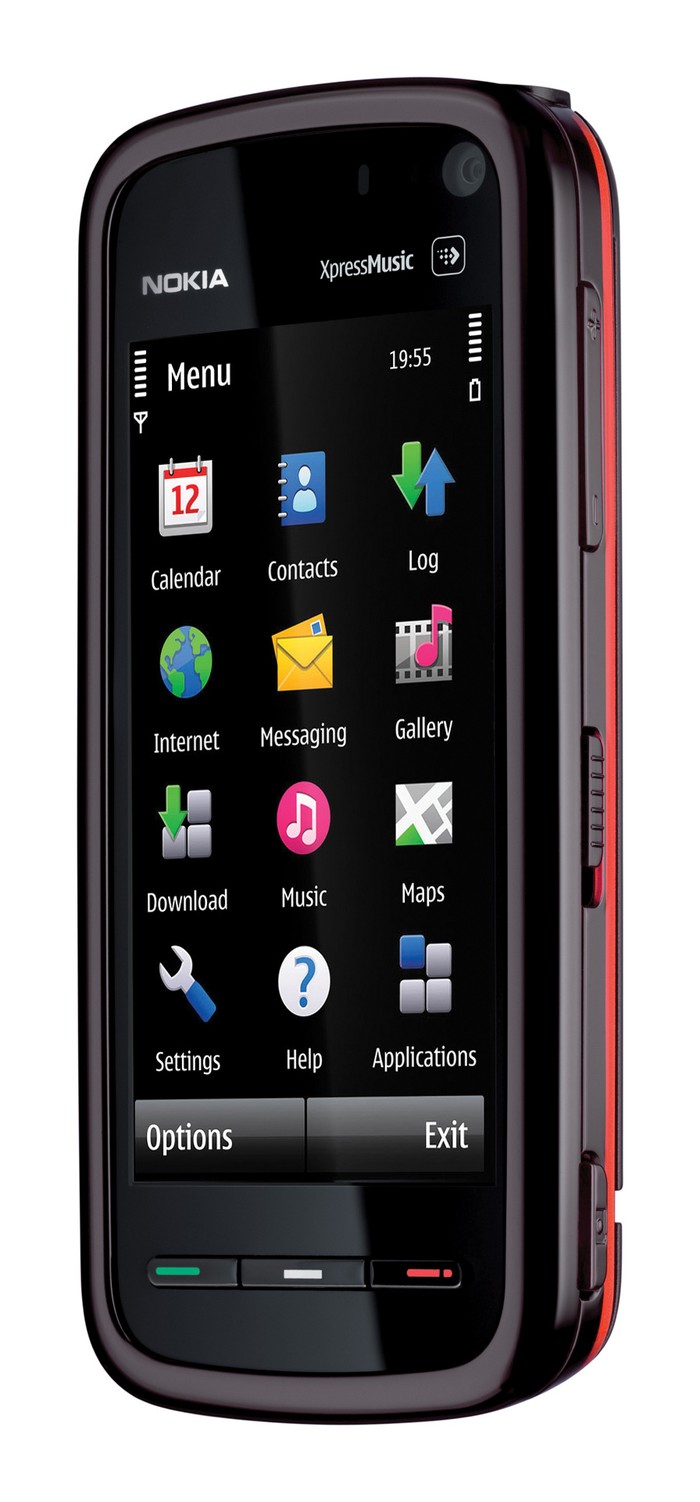 2. Nokia 5800 XpressMusic Khi nhắc đến lịch sử phát triển của Nokia, chúng ta sẽ không khỏi ngỡ ngàng khi biết hãng điện thoại di động Phần Lan mới chỉ bắt đầu cho ra mắt những chiếc điện thoại dùng màn hình cảm ứng từ năm 2008. Và mặc dù không phải là chiếc điện thoại gây được cơn sốt nhưng Nokia 5800 XpressMusic vẫn luôn được nhắc đến với tư cách là chiếc điện thoại cảm ứng đầu tiên chạy hệ điều hành Symbian S60 của Nokia. Thay vì sử dụng màn hình cảm ứng điện dung phổ biến vào thời kỳ đó, Nokia đã trang bị cho chiếc điện thoại này một màn hình cảm ứng điện trở cùng một chiếc bút cảm ứng.
