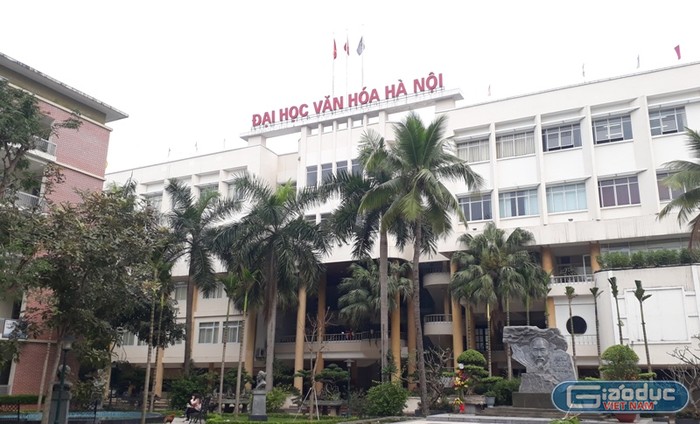Trường Đại học Văn hóa Hà Nội, địa chỉ số 418, đường Đê La Thành, Đống Đa, Hà Nội. Ảnh Trần Việt.