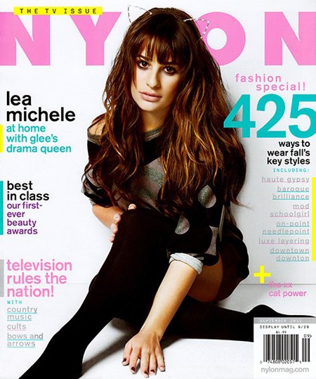 Lea Michelle với Nylon Magazine.