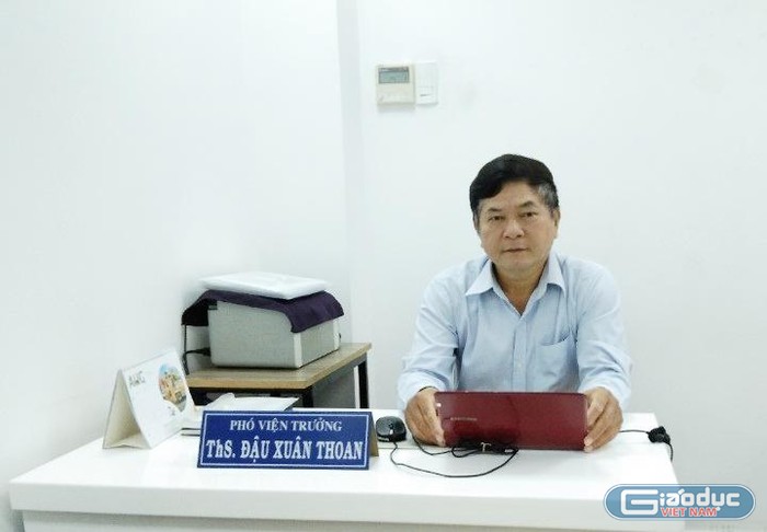 Thạc sỹ Đậu Xuân Thoan - Phó Viện trưởng Viện Khoa học phát triển tài sản trí tuệ. Ảnh: Trung Dũng