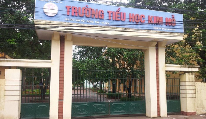 Trường Tiểu học Kim Nỗ, Đông Anh, Hà Nội. Ảnh: internet