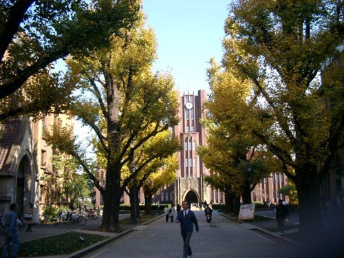 Khung cảnh trường đại học Tokyo – trường đại học hàng đầu ở Nhật Bản