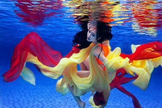 Mới đây Trà My - Á quân Vietnam's Next Top Model 2011 đã cùng ekip thực hiện bộ ảnh với chủ đề Underwater.