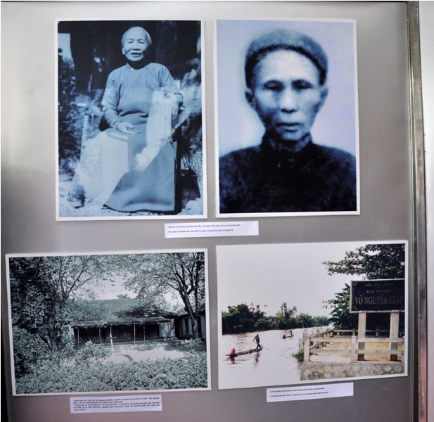 Những hình ảnh về thời niên thiếu, về quê nhà và về gia đình Đại tướng Võ Nguyên Giáp