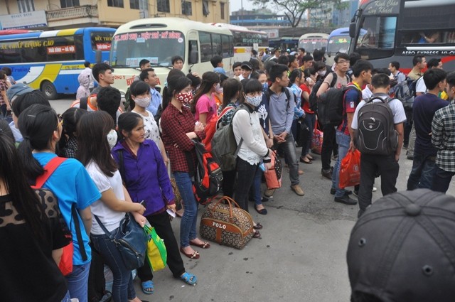 Các tuyến xe như: Hà Nội – Bắc Giang, Nam Định, Thái Bình… có đông lượt người đi xe nhất.