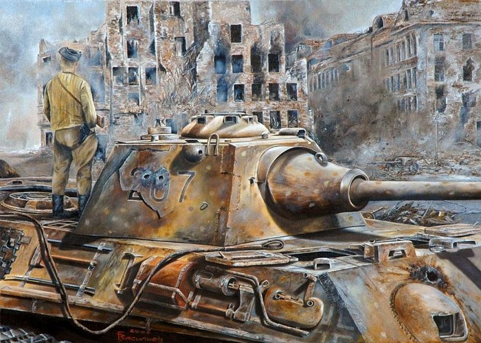 Chiến tranh thế giới II là một chủ đề rất phổ biến trong nghệ thuật. Hãy cùng chiêm ngưỡng bức tranh đầy cảm xúc về cuộc chiến lịch sử này và suy ngẫm về giá trị hòa bình trong cuộc sống của chúng ta.