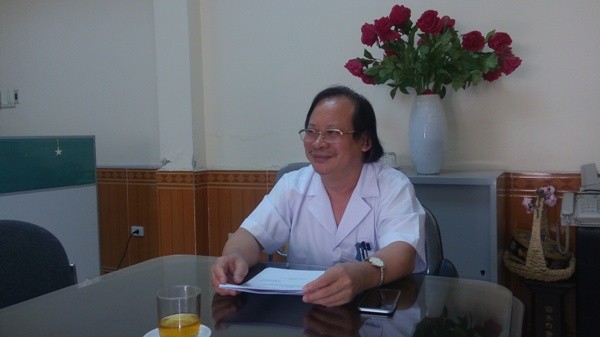 Giám đốc Bệnh viện Phổi Trung ương Nguyễn Viết Nhung (ảnh Trinh Phúc).