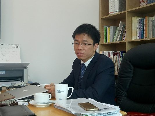 Ông Phan Văn Hưng trong buổi làm việc với phóng viên (ảnh Quốc Chí).