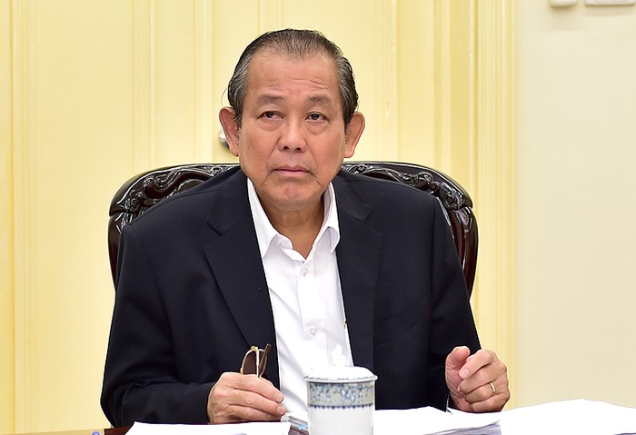 Phó Thủ tướng Trương Hòa Bình chủ trì cuộc họp ( Ảnh: VGP/Nhật Bắc).