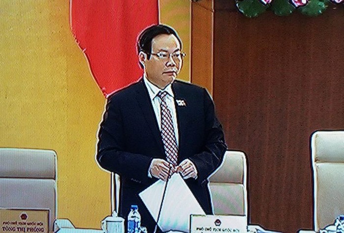 Phó Chủ tịch Quốc hội Phùng Quốc Hiển (ảnh Trinh Phúc).