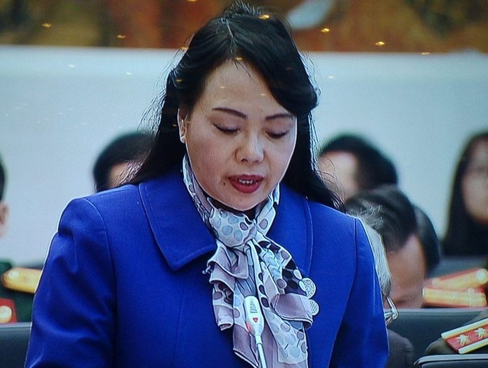 Bộ trưởng Bộ Y tế Nguyễn Thị Kim Tuyến (ảnh Trinh Phúc).