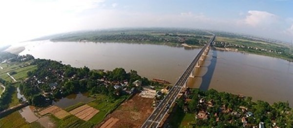 Sông Hồng giữ vị trí đặc biệt quan trọng đối với cảnh quan Hà Nội (ảnh nguồn Tiền Phong).