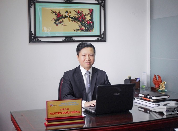 Luật sư Nguyễn Doãn Hùng, Công ty luật IPIC Group Hà Nội (ảnh Bạch Đằng).