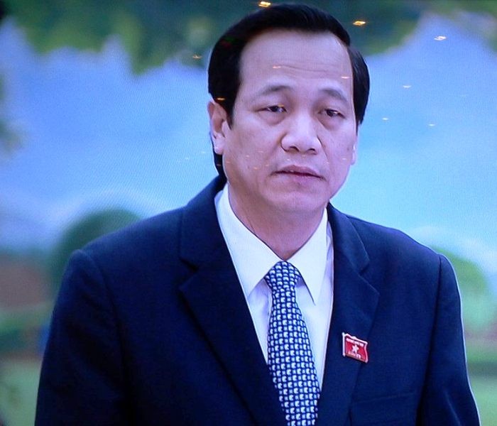 Ông Đào Ngọc Dung - Bộ trưởng Bộ Lao động, Thương binh và Xã hội (ảnh Trinh Phúc).