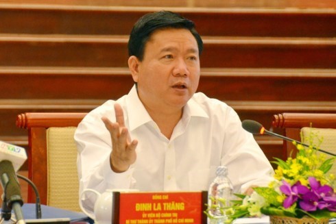 Ông Đinh La Thăng đã có nguyện vọng xin về Đoàn đại biểu Quốc hội tỉnh Thanh Hóa (ảnh nguồn VOV).
