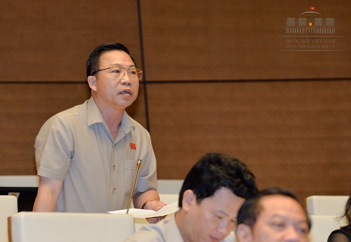 Đại biểu Quốc hội Lưu Bình Nhưỡng, đoàn Bến Tre (ảnh nguồn quochoi.vn).