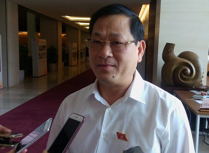 Đại biểu Quốc hội Nguyễn Hữu Cầu - Giám đốc công an tỉnh Nghệ An (ảnh Trinh Phúc).