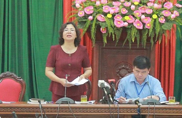 Bà Hồ Xuân Hương, Phó Giám đốc Sở Tư pháp Hà Nội (ảnh Trinh Phúc).