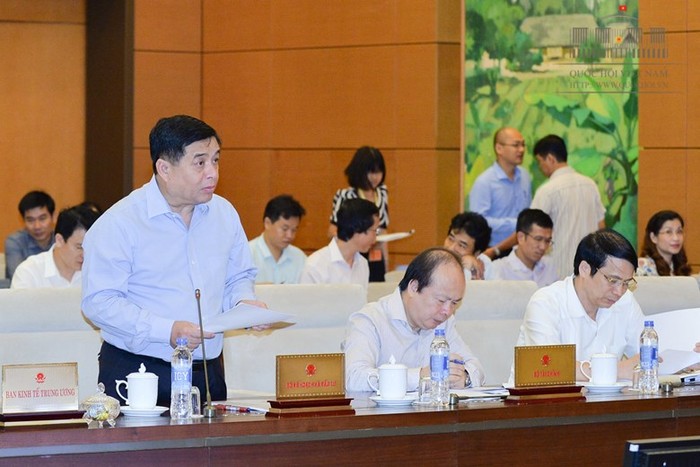 Bộ trưởng Bộ Kế hoạch và Đầu tư Nguyễn Chí Dũng (ảnh quochoi.vn).