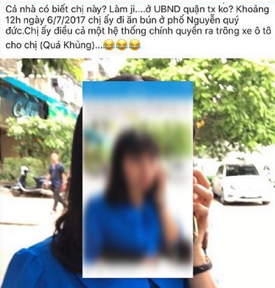 Bà Lê Mai Trang bị tố trên mạng xã hội.
