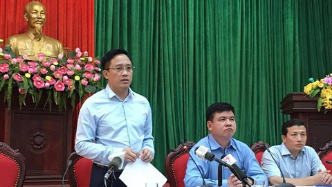 Ông Mai Sơn - Phó Cục trưởng Cục thuế Hà Nội cho biết đã phối hợp, cung cấp thông tin cho cơ quan điều tra về những vi phạm ở dự án của ông Lê Thanh Thản. ảnh: vietnamnet.
