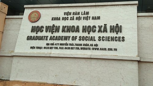 Viện Khoa học xã hội nơi đào tạo 350 tiến sĩ , 1500 thạc sĩ mỗi năm (ảnh giaoduc.net.vn).
