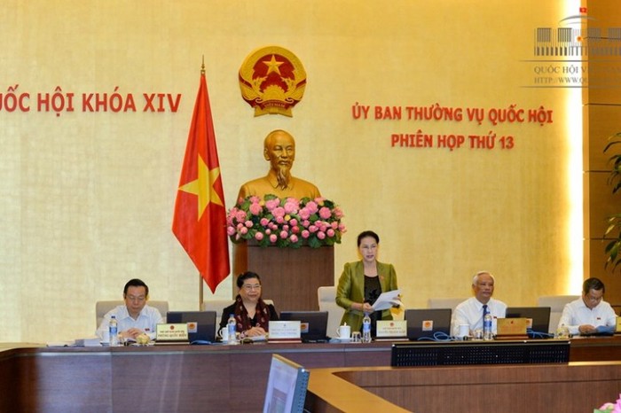 Thường vụ Quốc hội họp phiến thứ 14 dự kiến vào ngày 11 đến 20 tháng 9 (ảnh quochoi.vn).