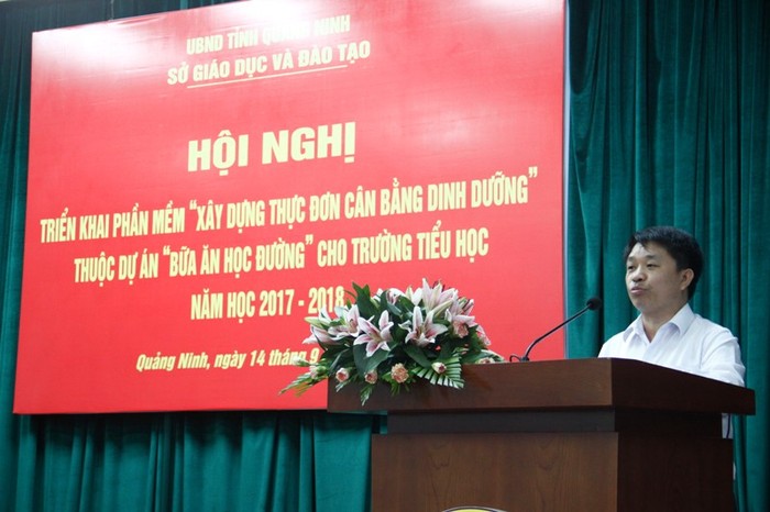 Ông Lê Văn Tuấn chuyên viên chính, Vụ Giáo dục Thể chất (ảnh Như Hải).