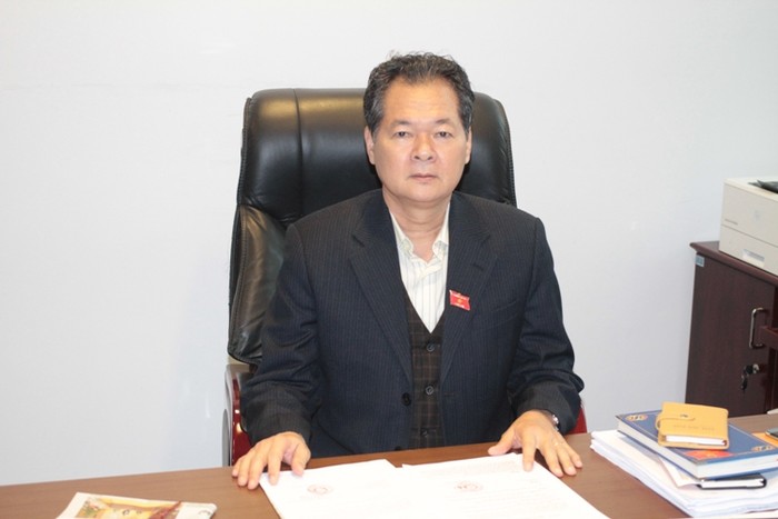 Ông Trương Minh Hoàng, Phó Chủ nhiệm Ủy ban Pháp luật của Quốc hội (ảnh Trinh Phúc).