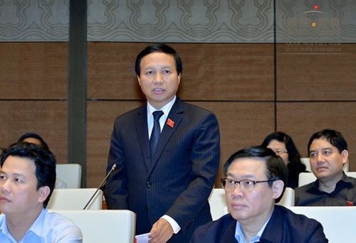 Ông Ngô Đức Mạnh trước đây thuộc Đoàn đại biểu Quốc hội tỉnh Bình Thuận - (Ảnh: Văn Bình - Cổng thông tin điện tử Quốc hội)