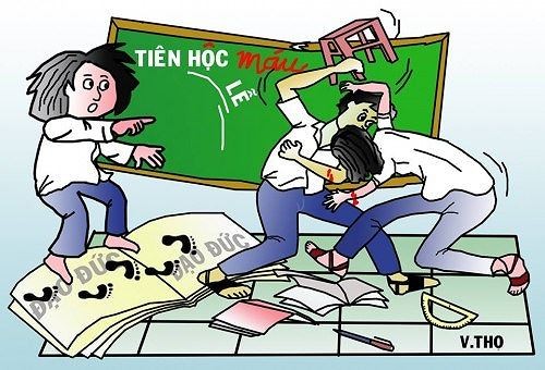 Nghị quyết của Chính phủ nêu bảo đảm an ninh, an toàn trường học, xử lý nghiêm các trường hợp bạo lực học đường (ảnh minh họa - nguồn giaoduc.net.vn).