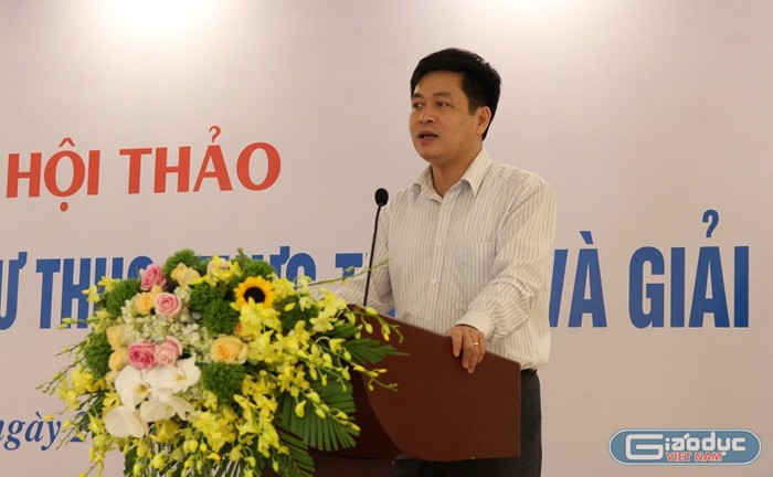 Ông Nguyễn Xuân Thành, Phó Vụ trưởng Vụ Giáo dục trung học (Bộ Giáo dục và Đào tạo). ảnh: Lại Cường.