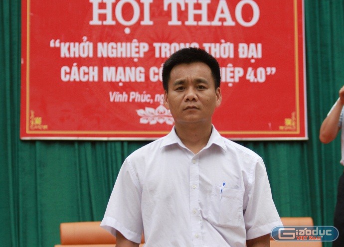 Thầy Nguyễn Biên Giới hy vọng, chương trình mới sẽ bám sát thực tiễn và lược bỏ hết kiến thức hàn lâm khô cứng (ảnh Trinh Phúc).