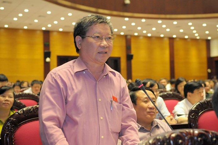 Ông Lê Như Tiến cho rằng cần công khai thân thế, sự nghiệp của lãnh đạo Đảng, nhà nước (ảnh quochoi.vn).