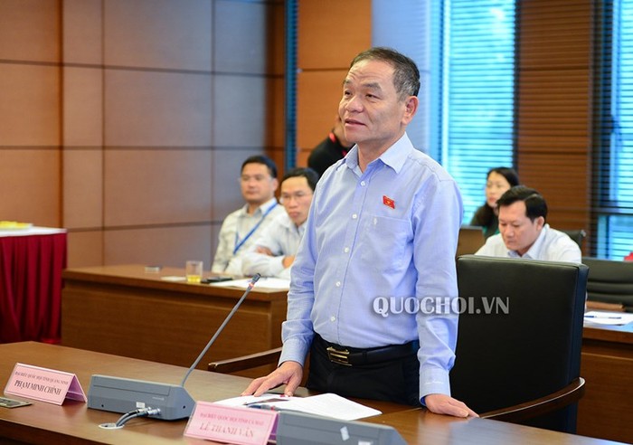 Ông Lê Thanh Vân, Ủy viên Ủy ban Tài chính, Ngân sách của Quốc hội (ảnh quochoi.vn).