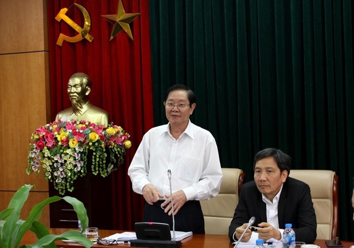 Bộ trưởng Bộ Nội vụ - ông Lê Vĩnh Tân (ảnh nguồn cổng thông tin điện tử Bộ Nội vụ).